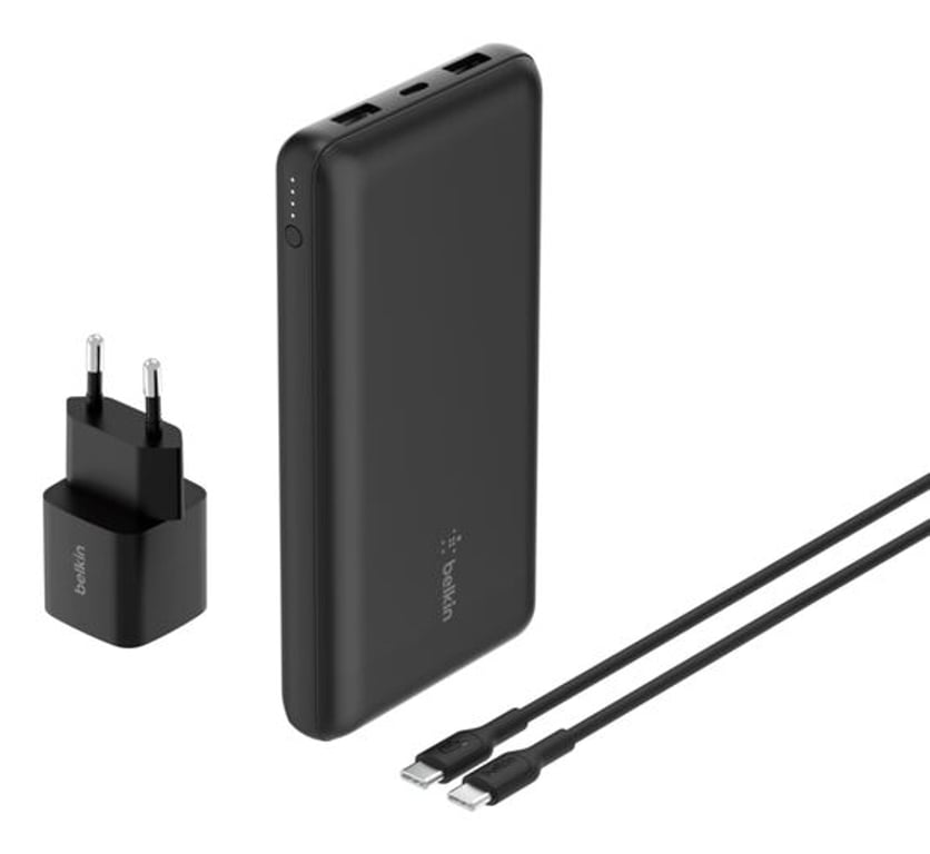 фото Зовнішній акумулятор (павербанк) Belkin BoostCharge 20000mAh Black (BU042KQBK)