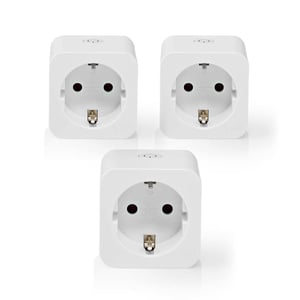 Nedis WIFIP121FWT3 Smart Plug 3680 W Home White