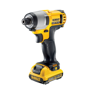 DeWALT DCF815D2-QW batteridriven skruvdragare 1/4" 2450 varv/min 107 N·m Svart, Gul 10,8 V