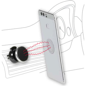 Vivanco 37535 Mount Passive Mount Cell Phone/Smartphone Black, Gray