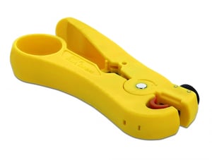 DeLOCK 86478 Wire Stripper, Yellow