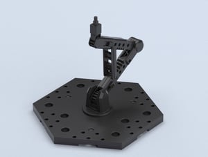 Bandai Action Base 5 Batteriehalterung