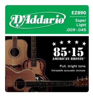 D'Addario EZ890 struna instrumentu muzycznego Akustyczny 6 szt. Stal Gitara