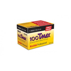Kodak T-Max 100 Schwarz-Weiß-Negativfilm, 24 Aufnahmen.