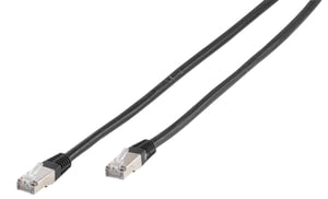 Vivanco CC N5 10 6 B nätverkskabel Svart 1 m Cat6 F/UTP (FTP)