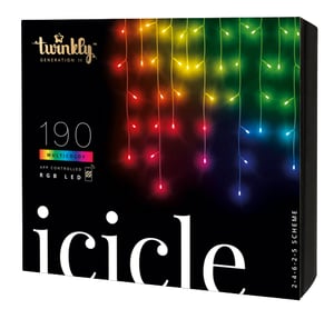 Twinkly TWI190STP-TEU ljusslinga med 190 LED-lampor