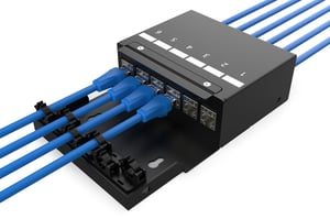 Digitus samlingsbox, 6-portars Keystone-moduler med intelligent kabelhanterare