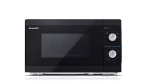 Sharp YC-MS01E-B kuchenka mikrofalowa Czarny Mikrofalówka Solo Blat 20 l 800 W