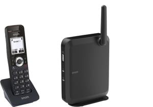 Snom 110 SC DECT Bundle DECT Phone Caller Name and ID Black