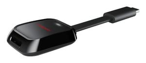 SanDisk QuickFlow USB 3.2 Gen 1 (3.1 Gen 1) Type-C-Kartenlesegerät, schwarz