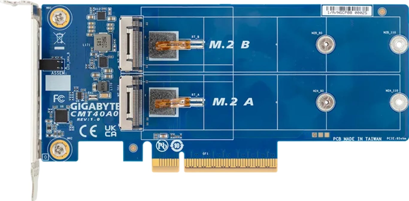 GIGABYTE CMT40A0 adapter Wewnętrzny M.2