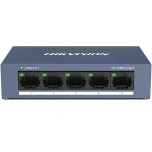 Hikvision Pro Series DS-3E0105-O przełącznik sieciowy Nie zarządzany Fast Ethernet (10/100) Szary