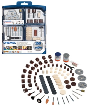 Dremel 2615S724JA roterande slipverktyg / förbrukningsmaterial: keramik, glas, metall, plast, trä. Tillbehörssats
