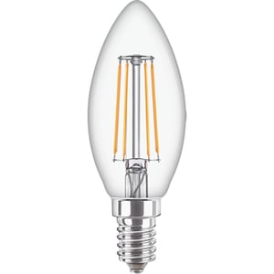 Philips 34726700 LED-Lampe, Warmweiß 2700 K, 4,3 W, E14 F