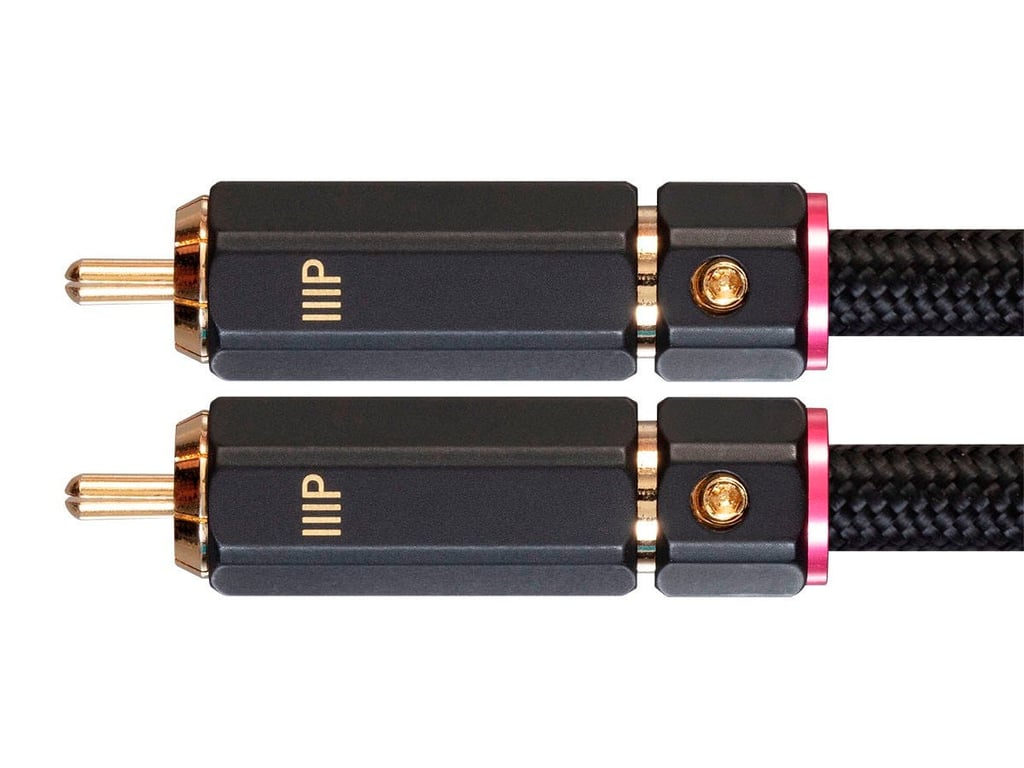 Monoprice Onix Series kabel audio 0,9 m 2 x RCA Czarny