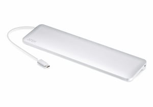 ATEN UH3234-AT dockningsstation, kabelansluten USB 3.2 Gen 1 (3.1 Gen 1) Type-C, silver