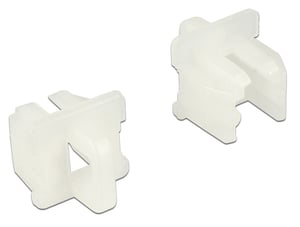 DeLOCK 64018 RJ-11-uttagsadapter, vit, 10 st.