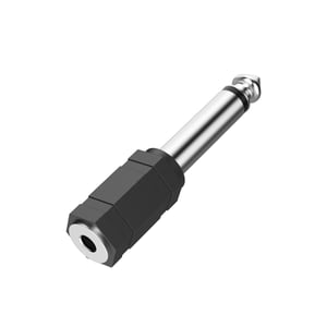 Hama 00205195 3.5mm to 6.3mm Cable Adapter, Black, Silver