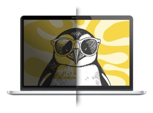 SBS DDWIND14PRV filtr do ekranu 35,6 cm (14") Monitor/Laptop Szybka na ekran
