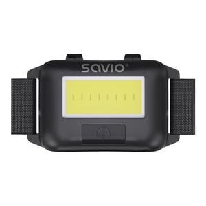 Savio FL-01 ficklampa Svart LED-pannlampa