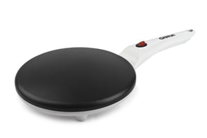 G3 Ferrari Creppe Crêpes-Pfanne für 1 Crêpe, 800 W, Schwarz, Weiß