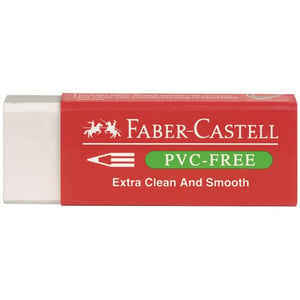 Faber-Castell PVC-fri radergummi, vit, 1 st.