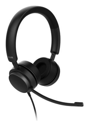 Snom A310D Headset, kabelgebunden, Kopfbügel, Büro/Callcenter, Schwarz