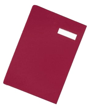 Pagna 24191-11 Cover Cardboard, Fabric Red A4