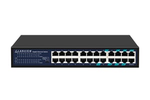 Lanview LVN-1U-24PORT-1G przełącznik sieciowy Nie zarządzany Gigabit Ethernet (10/100/1000)