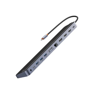 Baseus WKSX030213 huby i koncentratory USB 3.2 Gen 1 (3.1 Gen 1) Type-C 5000 Mbit/s Czarny