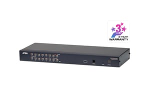 ATEN KH1516A-AX-G przełącznik KVM Czarny