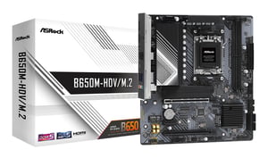 Asrock B650M-HDV/M.2 AMD B650 Gniazdo AM5 micro ATX