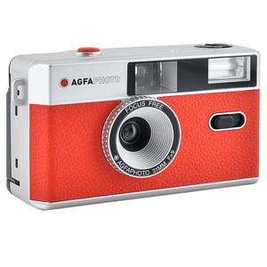 AgfaPhoto 603001 filmkamera Kompakt 35 mm-filmkamera Röd, Silver