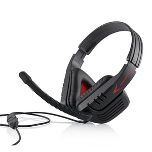 Modecom MC-823 Ranger Zestaw słuchawkowy Przewodowa Opaska na głowę Gaming Czarny, Czerwony