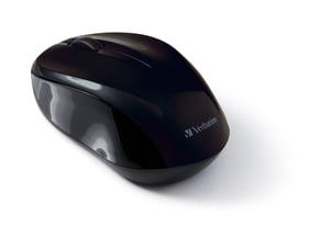 Verbatim Go Nano-mus Kontor Tvåhands RF Trådlös 1600 DPI