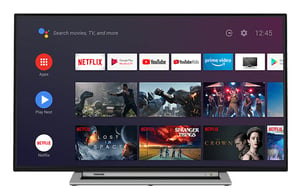 Toshiba 65UA3A63DG TV 165,1 cm (65") 4K Ultra HD Smart TV Wi-Fi Svart 350 cd/m²