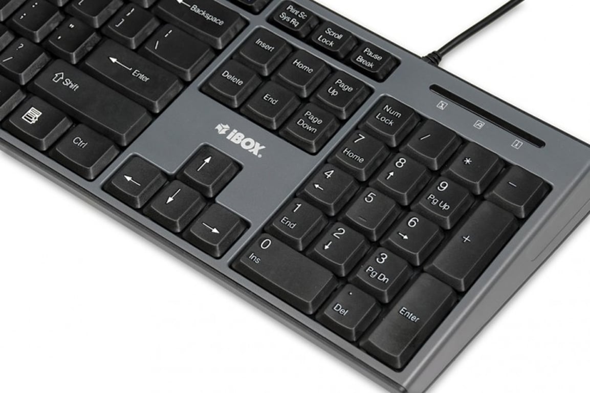 iBox IKMS606 klawiatura Dołączona myszka Dom USB QWERTY British English Czarny