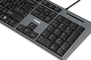 iBox IKMS606 klawiatura Dołączona myszka Dom USB QWERTY British English Czarny