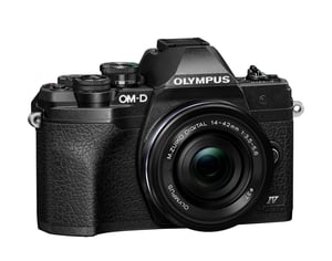 Olympus OM-D E‑M10 Mark IV + ED 14-42mm F3.5-5.6 EZ 4/3" Mirrorless Camera 20.3 MP Live MOS 5184 x 3888 px Black