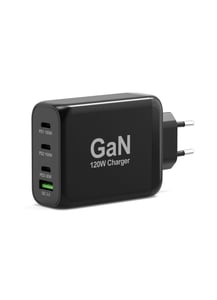 Port Designs 900107-EU Ladegerät für mobile Geräte: Netbook, Laptop, Smartphone, Tablet – Schwarz – Wechselstrom – Schnellladung – Intern