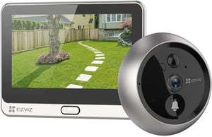 EZVIZ DP2C 2 MP Video Doorbell, 10.9 cm (4.3"), Silver