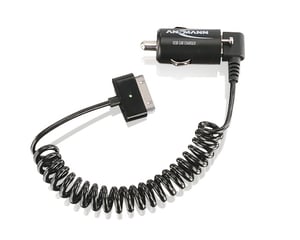 Ansmann 1000-0002 Ladegerät für mobile Geräte, universell einsetzbar, schwarz, automatischer Zigarettenanzünder