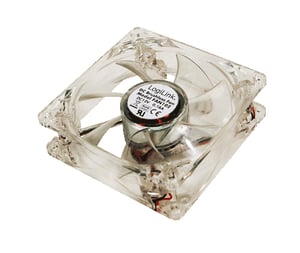 LogiLink PC-Gehäuselüfter 8 cm, transparent