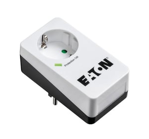 Eaton PB1D ochrona przeciwprzepięciowa Czarny, Biały 1 x gniazdo sieciowe 220 - 250 V