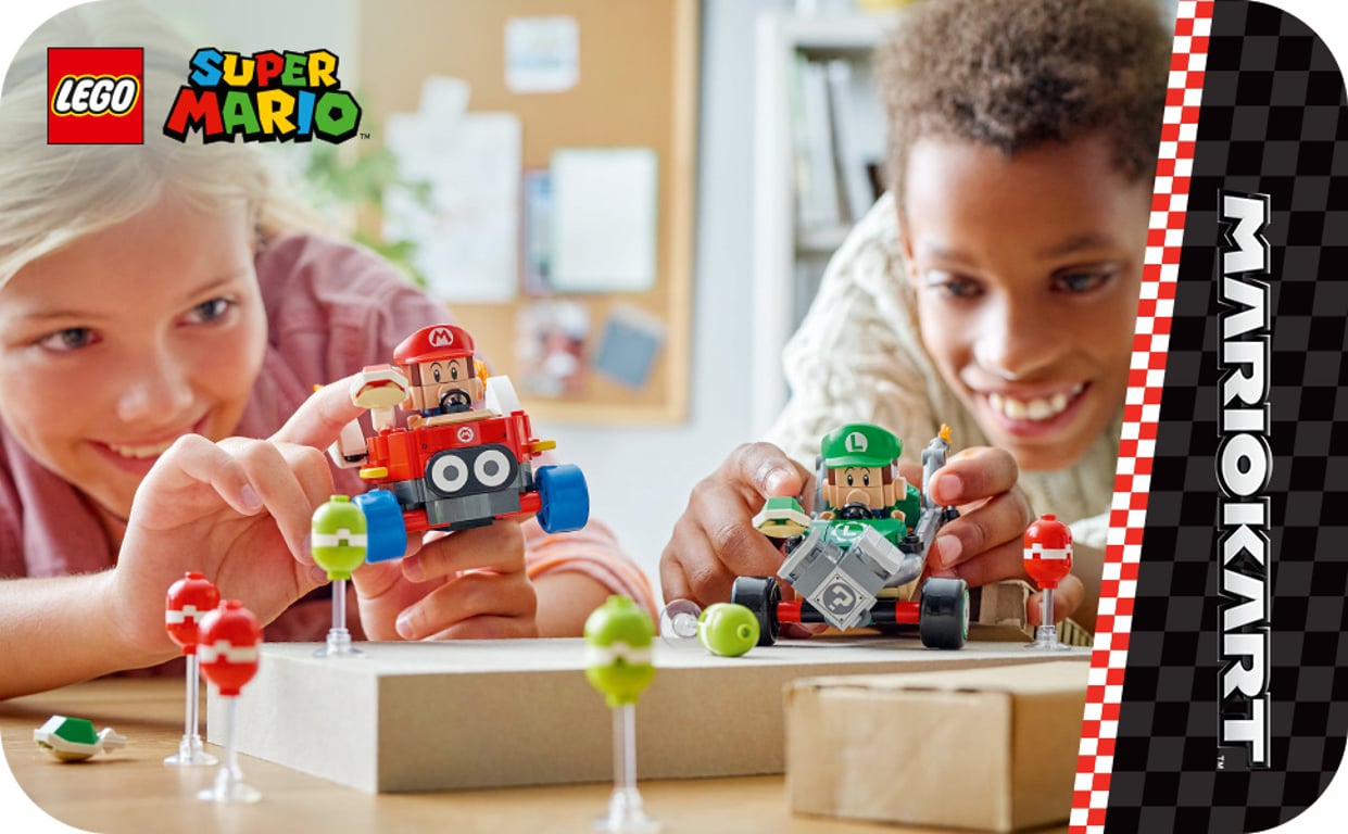 LEGO Super Mario Mario Kart™ – Baby Mario kontra Baby Luigi