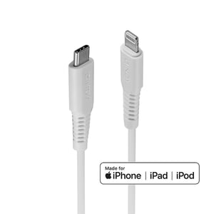 Lindy 31317 Lightning-Kabel 2 m Weiß