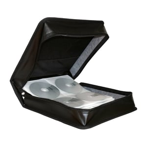 MediaRange BOX94 CD-förpackningar med lock, rymmer 300 skivor, svart