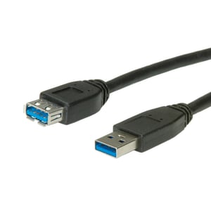 ROLINE 11.02.8978 USB 3.2 Gen 1 (3.1 Gen 1) Cable, 1.8 m, USB-A, Black
