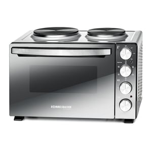 Rommelsbacher KM 3300 Toaster Tabletop Stove Electric Sealed Top Black, Silver