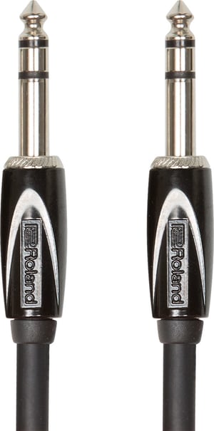 Roland RCC-10-TRTR kabel audio 3 m 6.35mm TRS Czarny